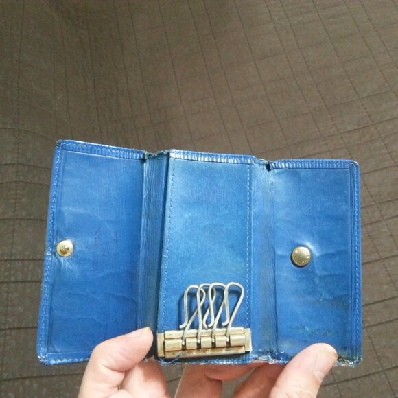 Vintage LV Louis Vuitton Epe Leather Key Holder Case Unisex Women's Men's - Picture 4 of 16